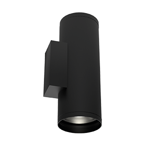 Светодиодный светильник VARTON архитектурный Gutta Twin 2x20 Вт 5000 К 60 градусов RAL9005 черный